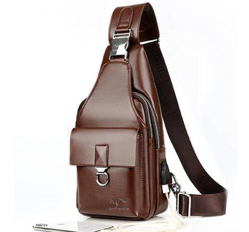 Bolso De Pecho Impermeable Para Hombre+cartera Bandolera Ant