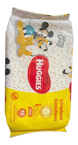  Toallitas Húmedas Huggies Limpieza Cotidiana X2 Unidades