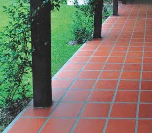 Cerámicas Rojas Terraza Estilo Colonial 20x20