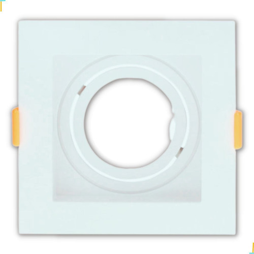 Spot Embutir Quadrado Branco Com Recuo Branco Mr16 - Lumanti 110V/220V