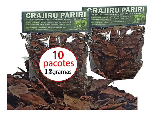 Crajiru 10 Pacotes Amazonas- ((frete Grátis Para Todos)) 