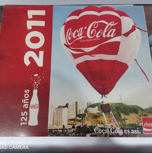 Calendario Conmemorativo 125 Años Coca Cola 2011