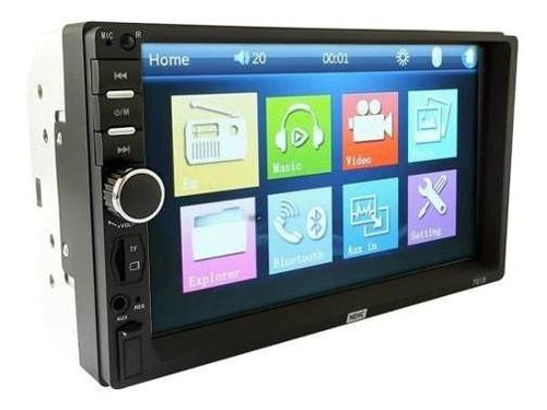 Pantalla táctil Mp5 Multimedia de 7 pulgadas y 2 DIN y espejo