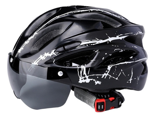 Gafas Magnéticas Integradas, Luz Trasera Casco De Ciclismo