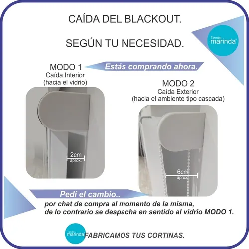 Cortina Roller Blackout 165 Ancho X 215 Alto 100% Bloqueo.