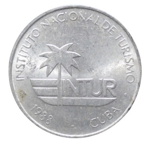 Cuba 10 Centavos 1988 Intur (aluminio)  2ts#7