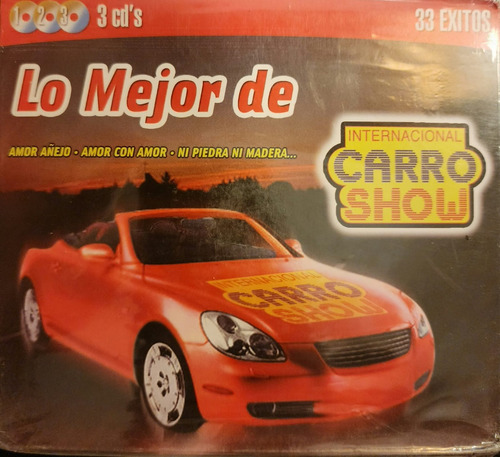 Cd Internacional Carro Show - Lo Mejor De - 3cds