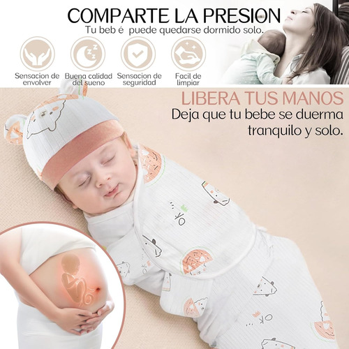 Saco De Dormir De Algodón Para Recién Nacidos