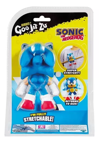 Boneco Elástico que Estica Knucles Sonic 17 cm - Goo Jit Zu