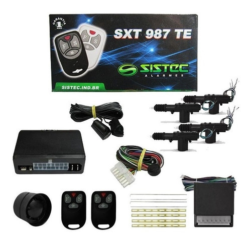 Kit Alarme C/ Controle Completo Trava Para Portas Universal