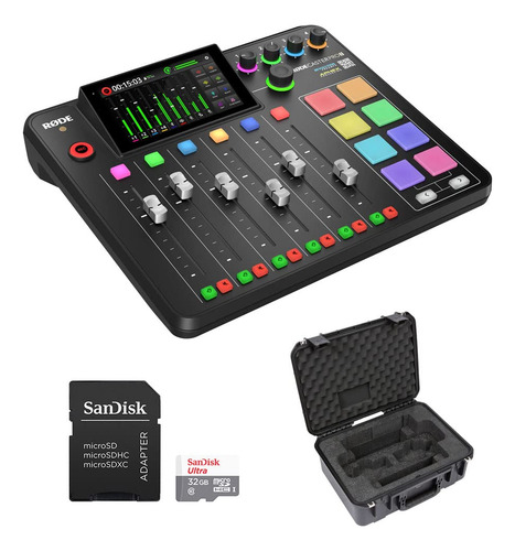 Estúdio De Produção De Áudio Rode Rodecaster Pro Ii W/ Case