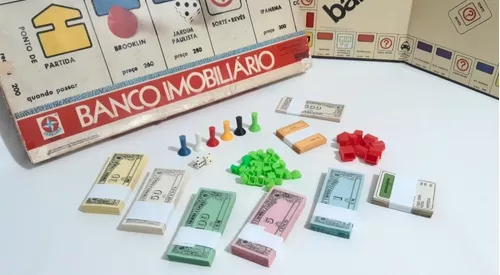 Antigo Jogo Banco Imobiliário Anos 90 Conservadíssimo! Disponível