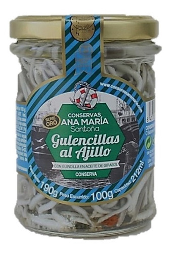 Gulencillas Al Ajillo Ana Maria, 190 G España Envio Gratis