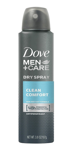 Dove Men Care + Antitranspirante En Aerosol Seco, Limpio Con