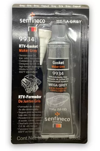 Formador De Juntas De Silicona Rtv Gris Senfineco 9934 100g