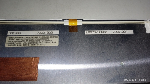 Display Lcd 7 Lq070y5dg02 (3576) (Usado)