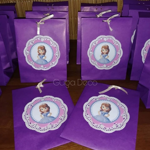 Imagen 2 de 6 de 10 Bolsitas Sorpresitas Cumpleaños La Princesita Sofia