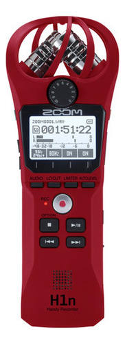 Grabadora De Audio Portatil Zoom H1n (rojo)