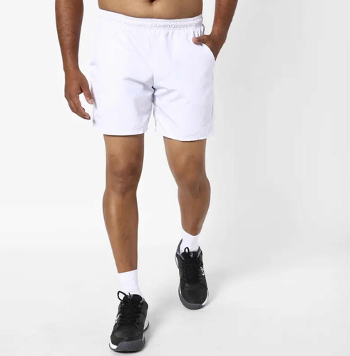 Short De Tenis Marca Artengo 100 Dry Blanco