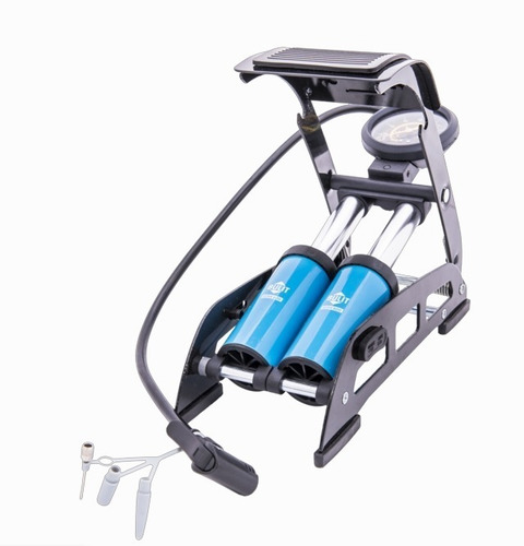 Inflador De Pie Con Manómetro Bulit Serie 600