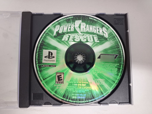 Power Rangers Lightspeed Rescue Ps1 Original Americano Psone (Usado)