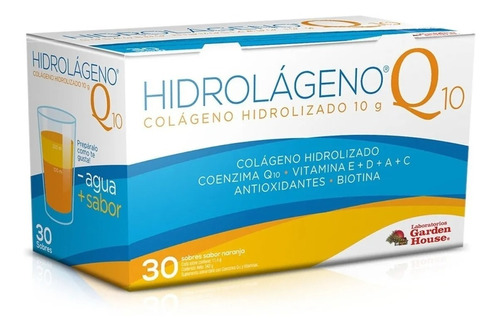 Pack 3 Colágeno Q10 Hidrolizado 30 Sobres C/u. Agro Servicio