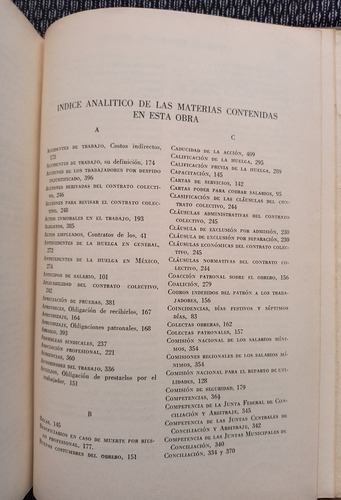 Manual De Derecho Del Trabajo Euquerio 2a Ed 1963 (Usado)