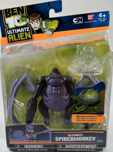 Boneco Ben 10 - Ultimate Aliens Colecionáveis - Macaco-Aranha Supremo -, Brinquedo Candidi-Ben-10 Usado 75426870