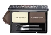 Comprar Kit De Cejas Sombra & Cera Larga Duración Con 2 Aplicadores Marrón Oscuro