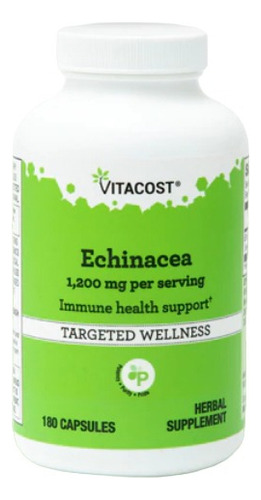 Echinacea Vitacost  1200 Mg Por Porción - 180 Cap