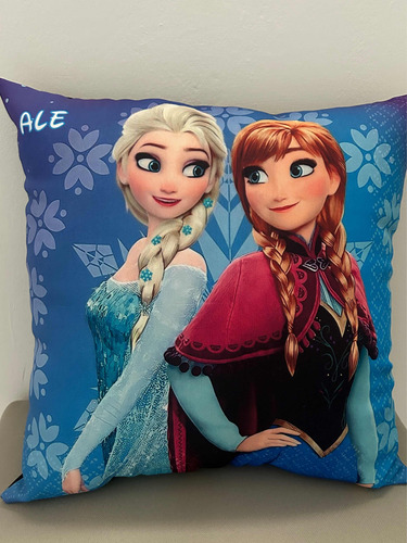 Cojines Personalizados Frozen Princesas Ana Elsa 40cm