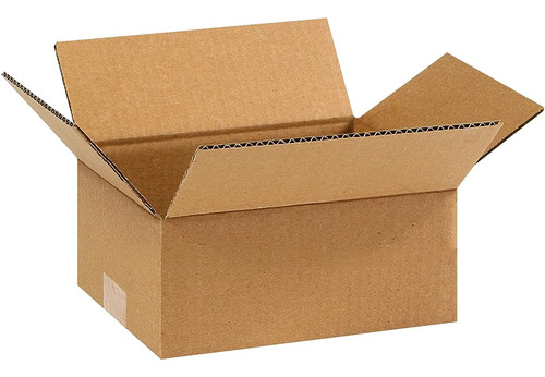 Box Usa 9x7x3 Cajas Planas Corrugadas, Planas, 9l X 7w X 3h,