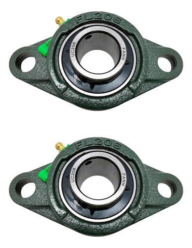 Ucfl206 - Kit Com 02 Mancais Com Rolamento Para Eixo 30mm