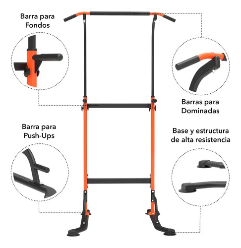 Barra dominadas pvc sale