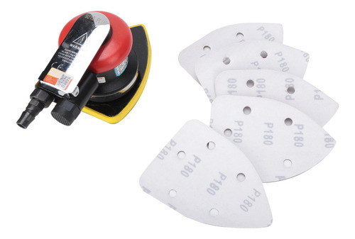 Lijadora Circular Air Orbital Sander, Papel De Lija Triangul