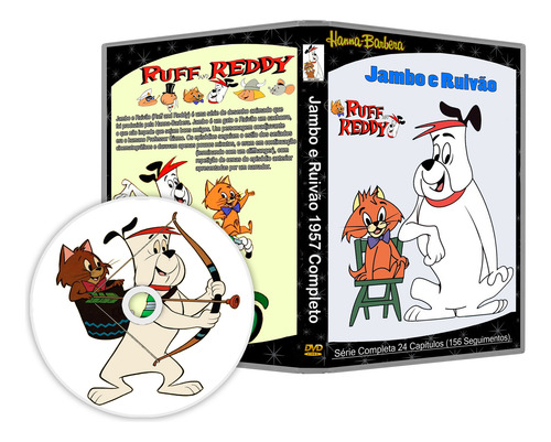 Dvd Jambo E Ruivão Classico 1957 Completo Hanna Barbera