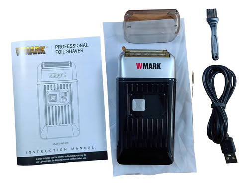 Kit Wmark Ng 2048 Acabamento Ng 996 Shaver Rapido Cor Preto 110v/220v