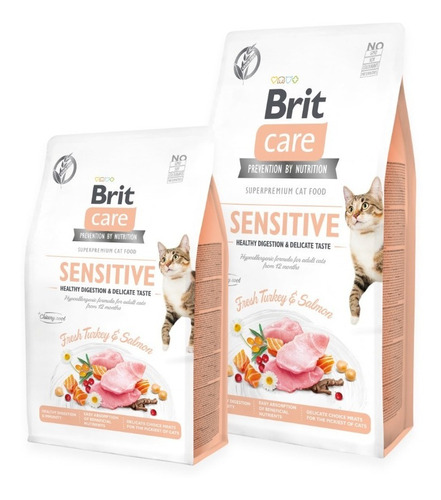 Alimento Gatos Brit Care Grain-free Sensitive Healthy 7kg