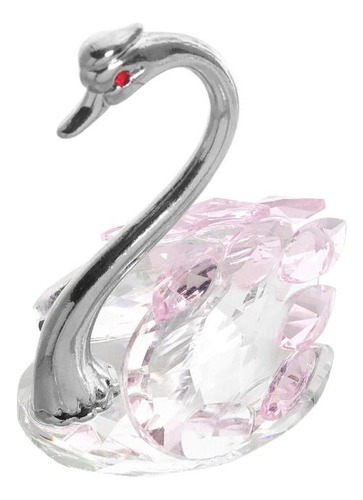 Adorno De Cisne De Cristal, Hermosos Adornos De Vidrio Color