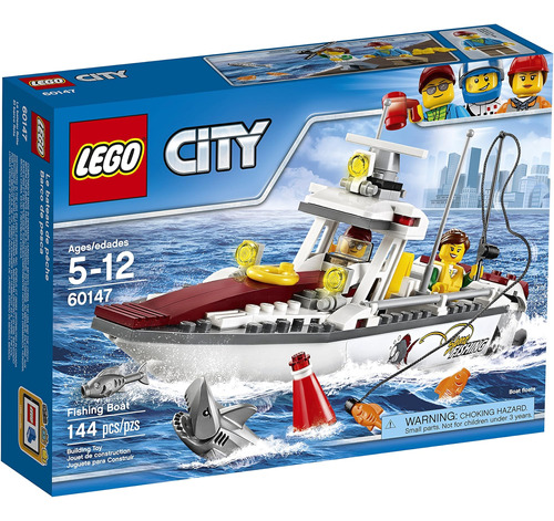 Set Juguete De Construcción Lego Barco De Pesca 60147