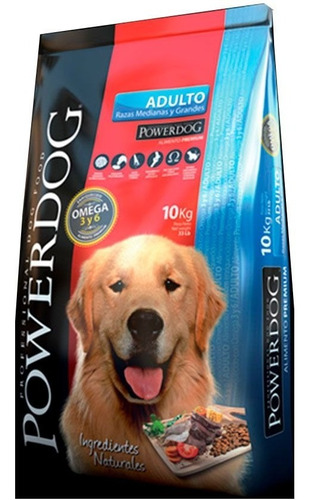 Powerdog Alimento Perro Adulto Raza Mediana Y Grande 18kg
