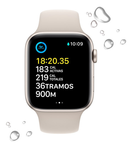 Imagen 6 de 10 de Apple Watch Se (2da Gen) (gps) Aluminio Blanco De 44 Mm