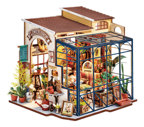 Miniatura Diy Para Casa De Muñecas, Modelo De Tienda De