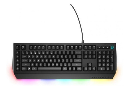 Teclado Dell Alienware Advanced Gamer Aw568 Preto 