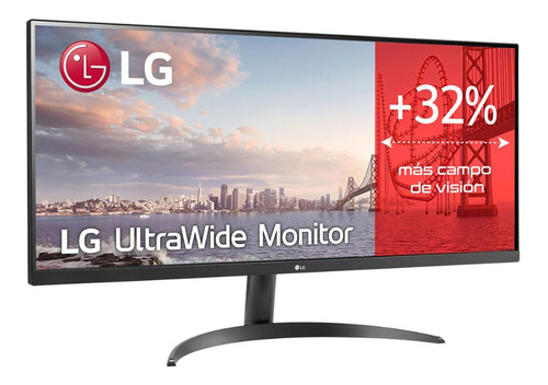 Imagen 1 de 5 de Monitor Ultrawide LG 34 Ips Hrd10 Freesync 34wp500-b - Negro