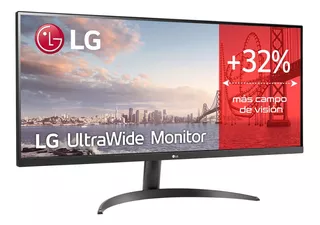 Monitor LG 34 Full Hd 2560 X 1080 75hz Hdmi Freesync Pcreg Color Negro
