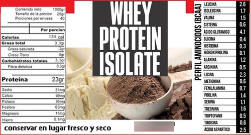 Whey Protein Isolate 90 1kg Envio En Mvdeo $85 Promo!