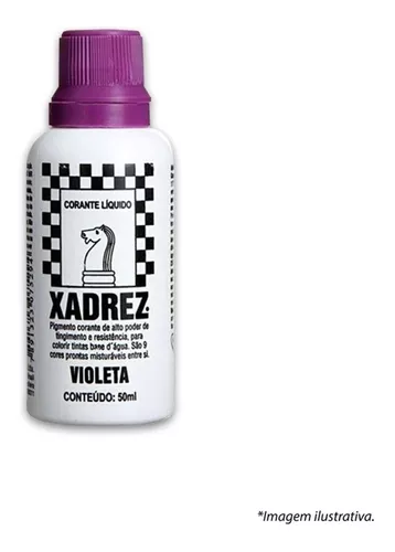 Rende Mais  Corante Líquido Xadrez 50 ml Violeta