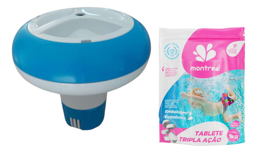 Clorador Flutuante Baby E Pastilhas Tripla Ação 1kg