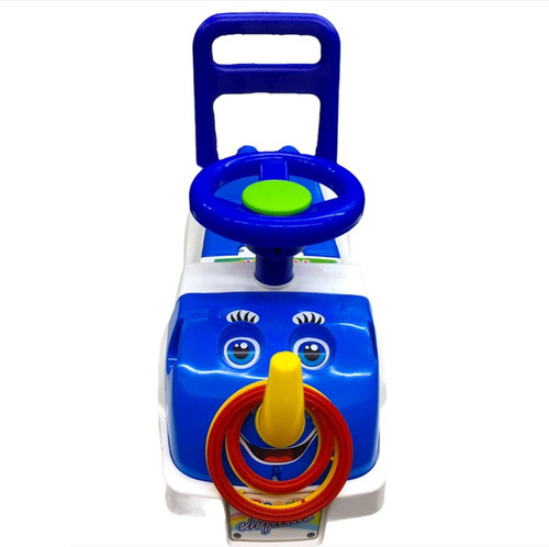 Imagen 5 de 8 de Pata Pata Andador Bebe Elefante Azul Rondi Pce 3043 Bigshop